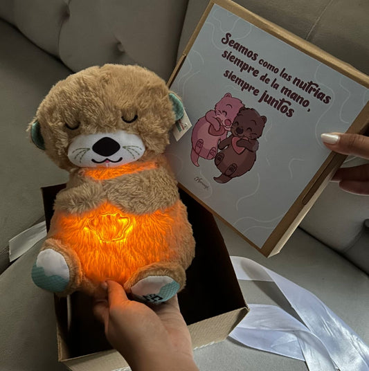 PELUCHE NUTRIA QUE RESPIRA